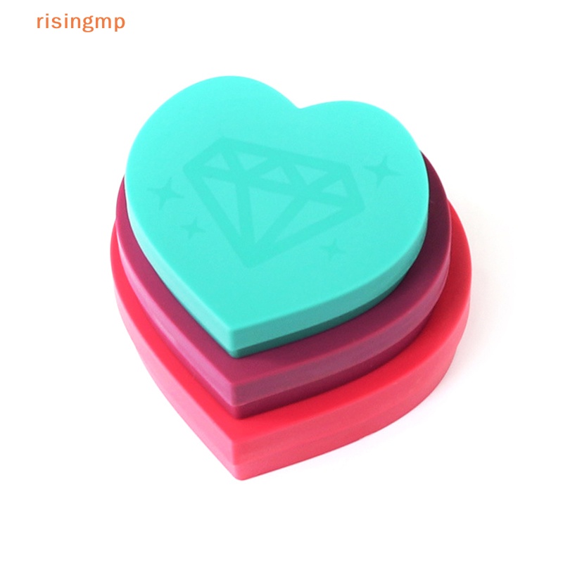 Set 3 Khay Đựng Kim Cương Hình Trái Tim Sức Chứa Lớn