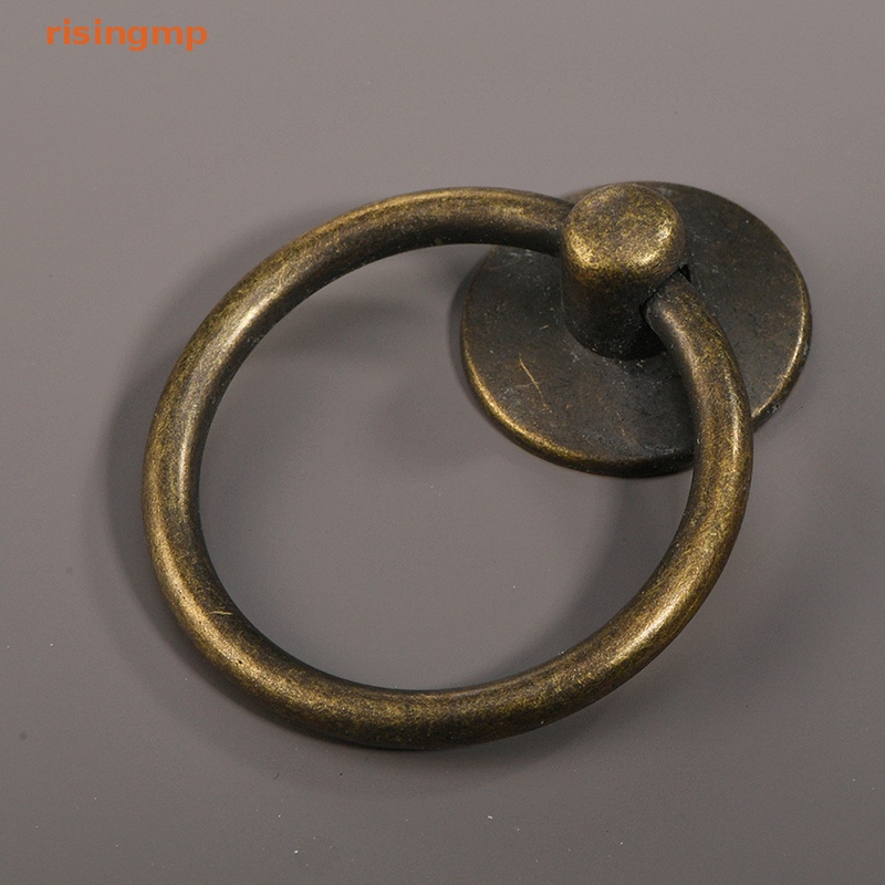 Set 2 Tay Nắm Cửa Tròn Bằng Hợp Kim Phong Cách Vintage