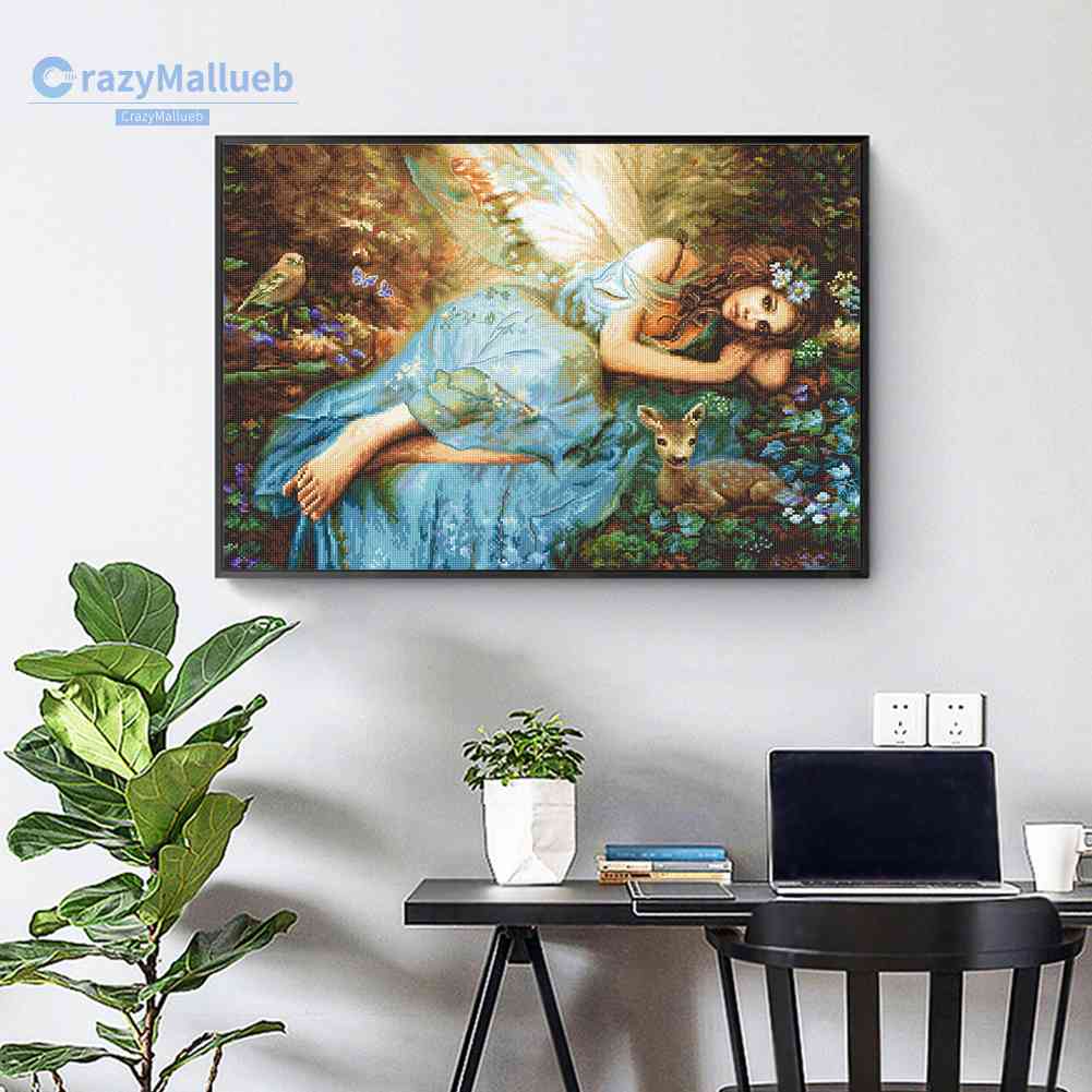 Bộ Tranh Thêu Chữ Thập Thủ Công Hình Nàng Tiên Năm 2023