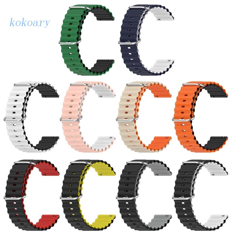 Dây Đeo Bằng Silicone Chống Nước 22mm Cho forerunner255 / Venu 2 / vivoactive4 / Activ