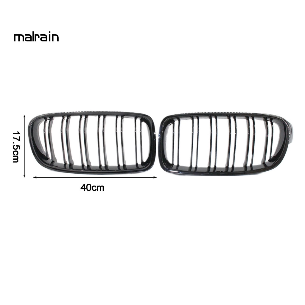 [Ma] 1 Cặp Lưới Tản Nhiệt Màu Đen Bóng 51130054493 51130054494 51137263482 Ốp Bảo Vệ Chìa Khóa Xe Hơi BMW 3 Series F30 F35 2012-2016