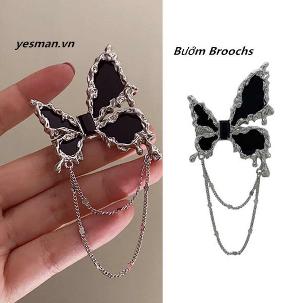 Trâm Cài Áo Hình Bướm Phong Cách retro Hàn Quốc Cao Cấp Thời Trang Thường Ngày Và Cá Tính Dành Cho Nữ niche