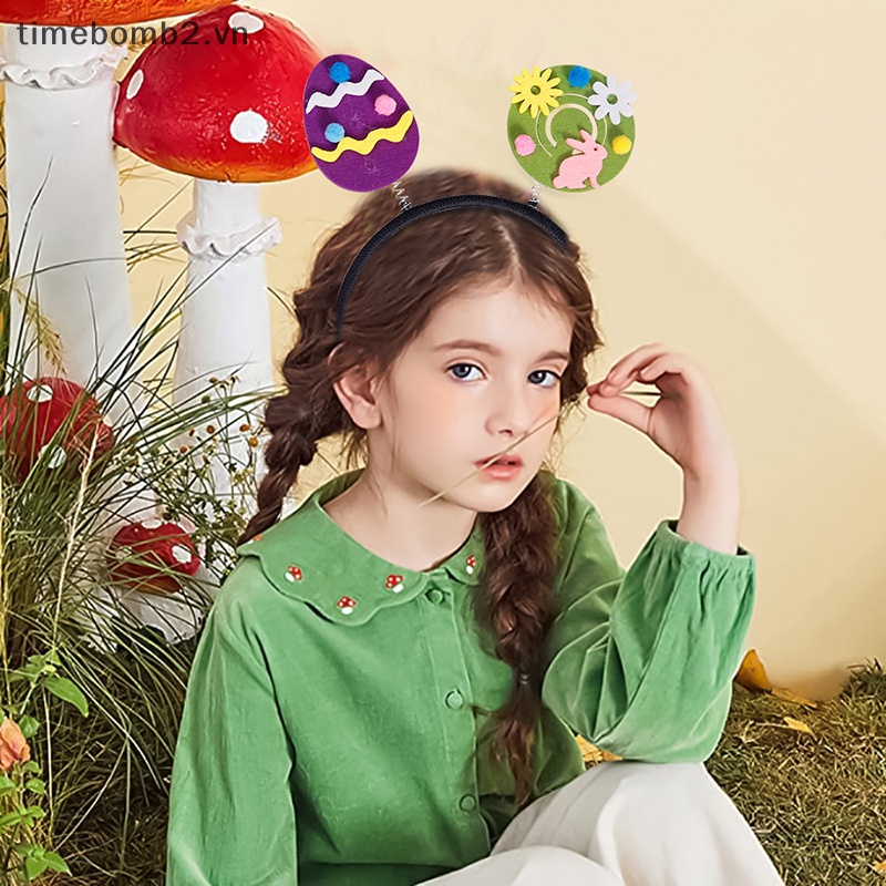 {Timebomb} Băng Đô Tai Thỏ Dễ Thương Thoải Mái Hóa Trang Tiệc Phục Sinh Dành Cho Trẻ Em Và Người Lớn
