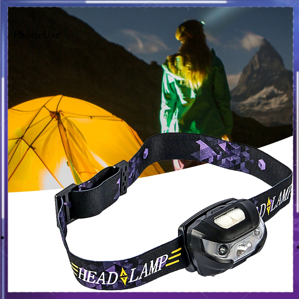 Đèn Pha Cảm Biến PU Chống Thấm Nước 1500mAh Chuyên Dụng Cho Xe Đạp Ban Đêm