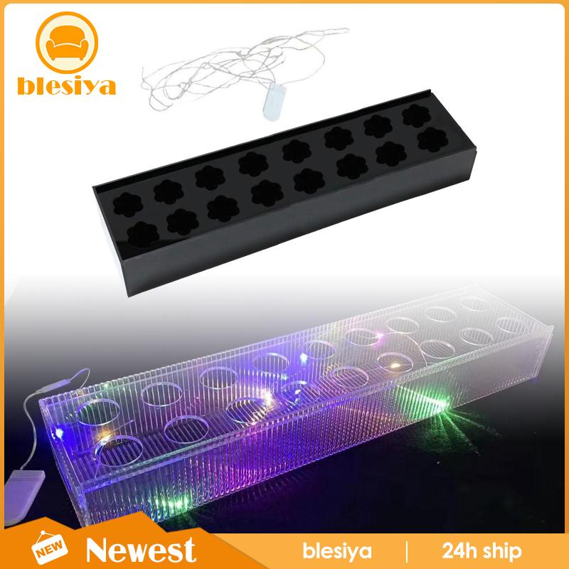 Lọ Hoa Hình Chữ Nhật Bằng Acrylic Có Lỗ Để Bàn Trang Trí Tiệc Cưới