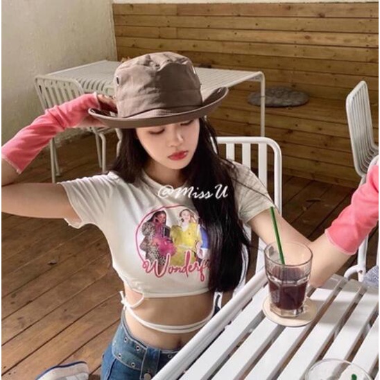 Mũ Vành Chống Nắng Mùa Hè Có Dây Rút Uốn Cong Được Kiểu Phương Tây Cho Nữ Khi Đi Câu Cá / Leo Núi /