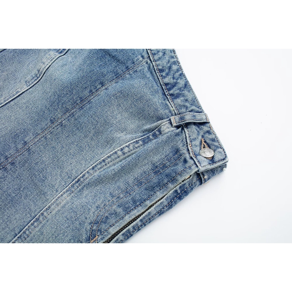 Uibey Áo Vest Cao Bồi Tự Cách Ly Cổ Chéo 8540