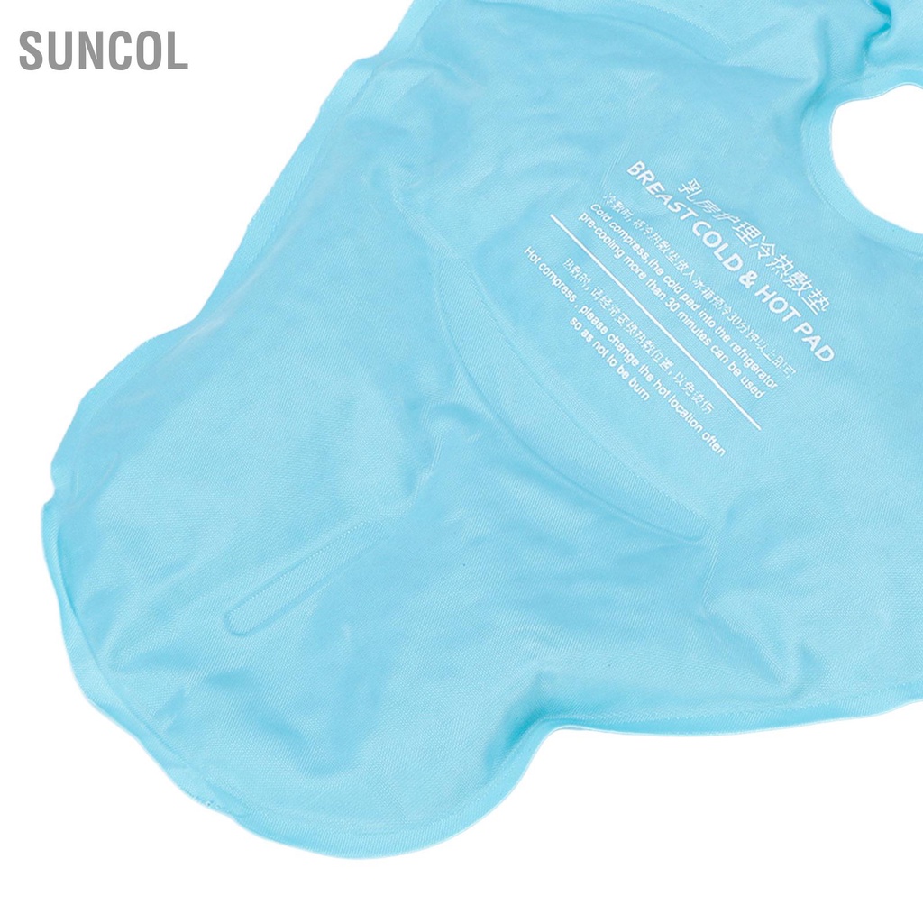 SUNCOL Ngực Nóng Lạnh Miếng Lót Mềm Chống Thấm Nước Gel Đính Hạt Giảm Viêm Vú Cho Con Bú Túi Đá Bơm