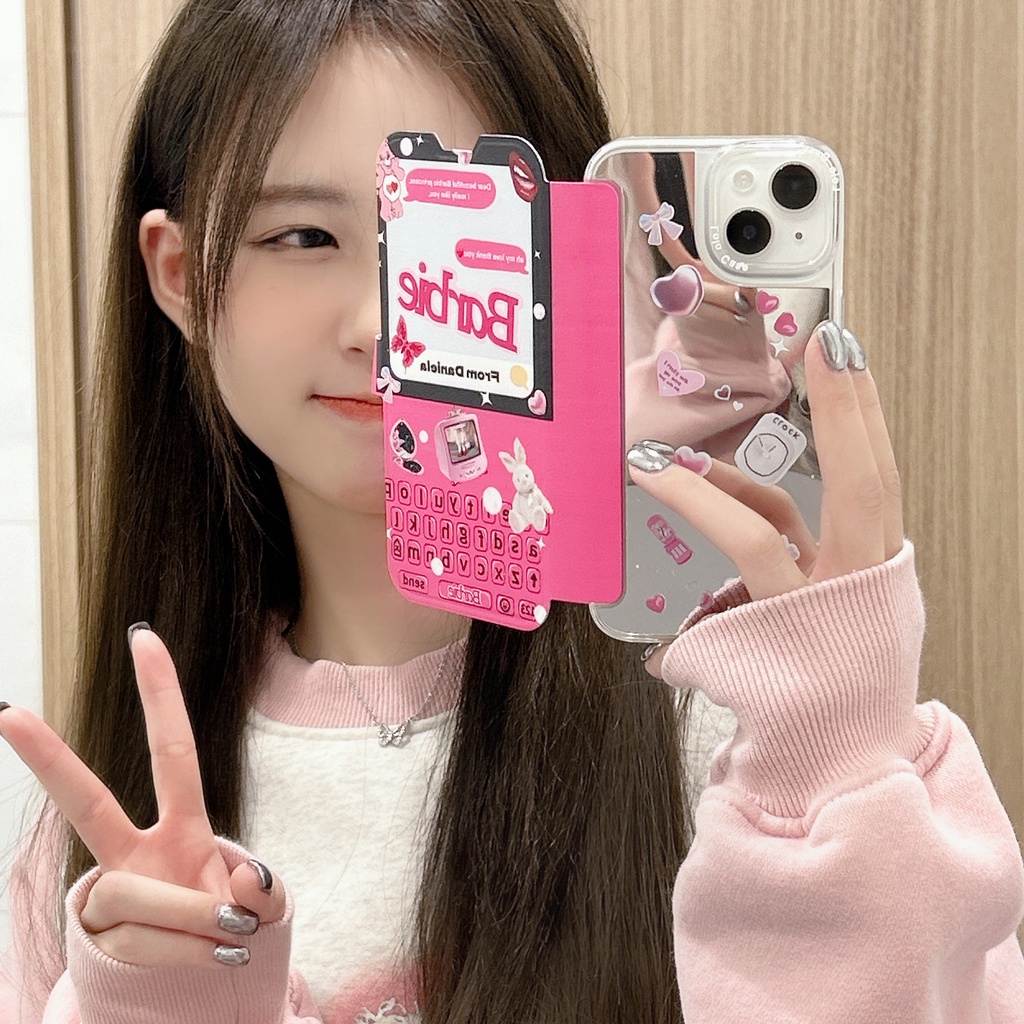 Ốp Điện Thoại tpu Dẻo Trong Suốt Họa Tiết Hoạt Hình Barbie Cổ Điển Chống Sốc Cho iPhone 14 13 12 11 PRO MAX