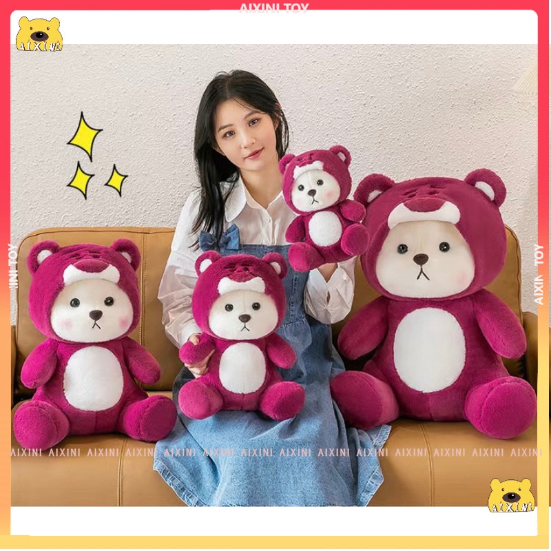 Gấu bông Lena Teddy Bear cosplay gấu Lotso Disney quà tặng bạn gái