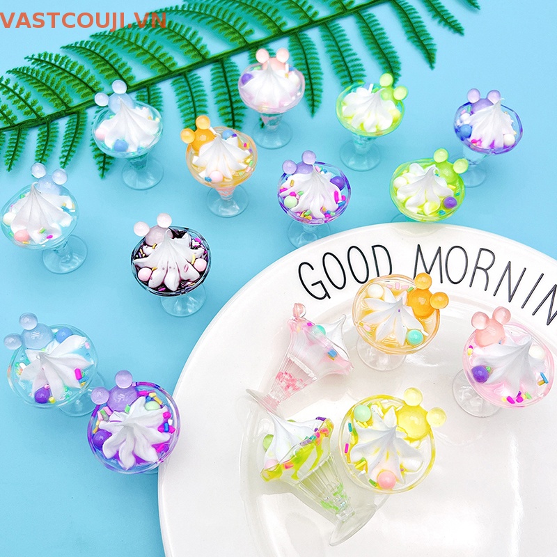 1 Que Kem Dạ Quang Mini Bằng Nhựa Resin Dễ Thương Dùng Trang Trí DIY