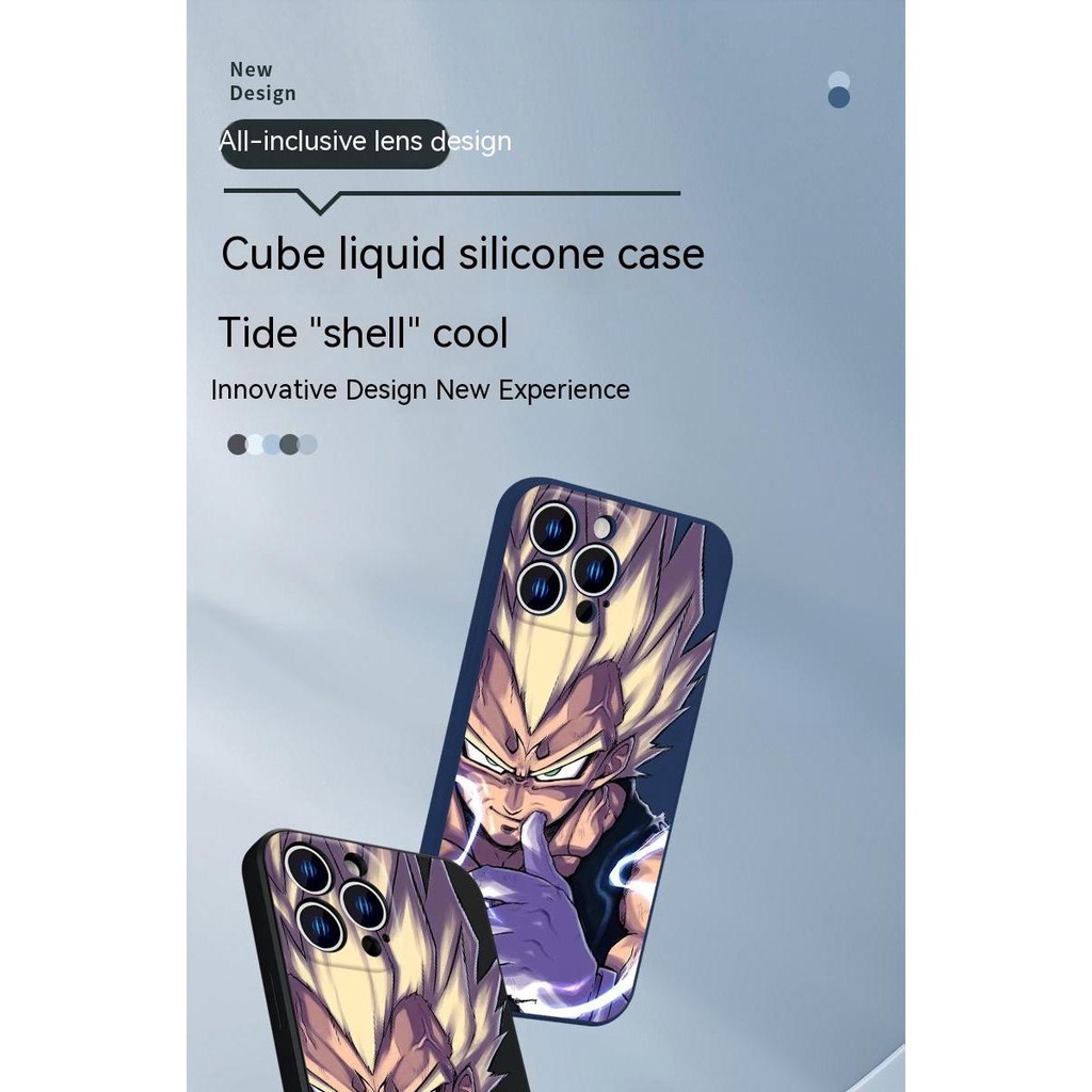 Ốp Điện Thoại Hình Son Goku Vegeta Cho IPhone 6 6S 11 7 8 Se 2020 X XR XS Plus 12 13 14 PRO mini MAX