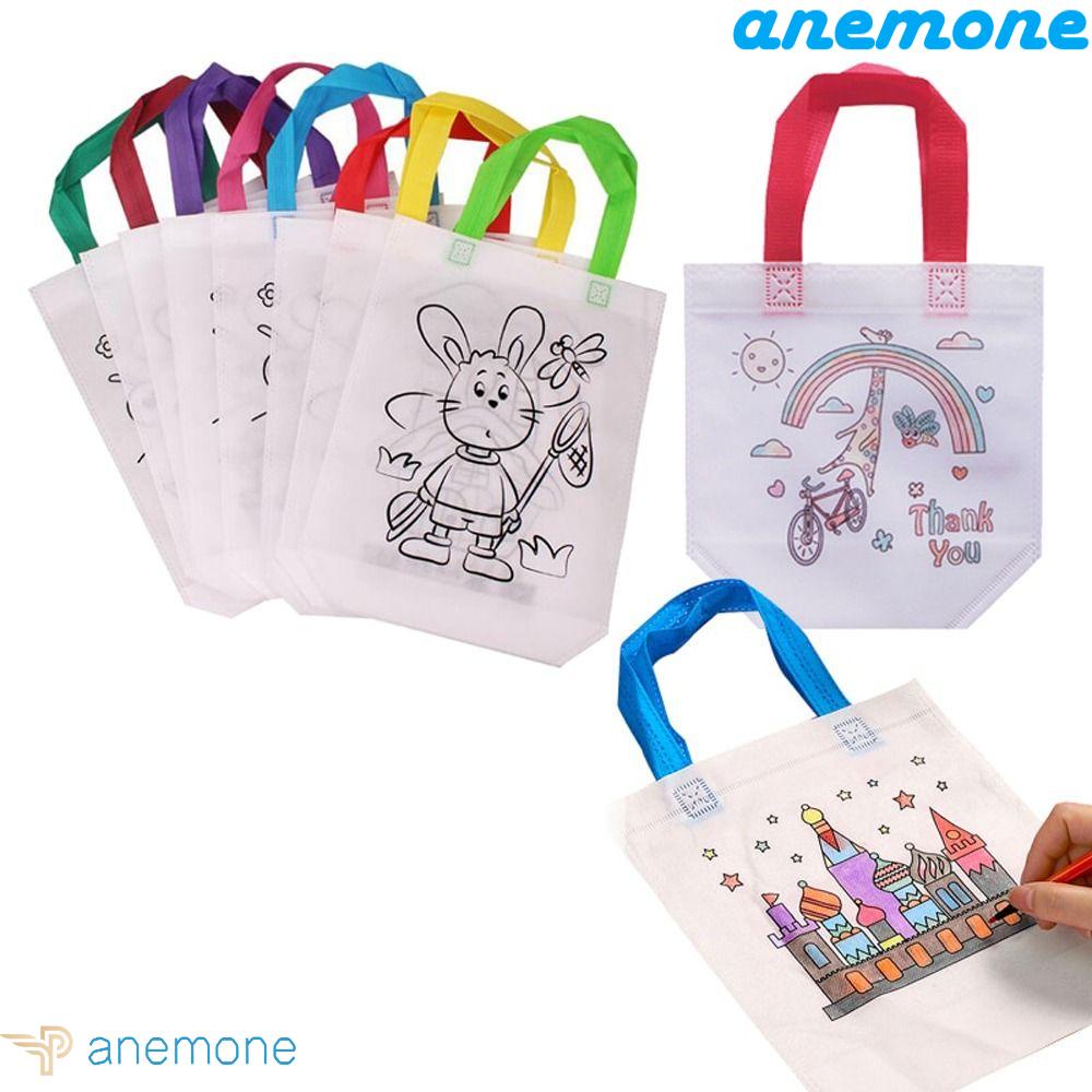 Túi Đựng Màu Vẽ Tranh Bằng Vải Không Dệt Thủ Công DIY