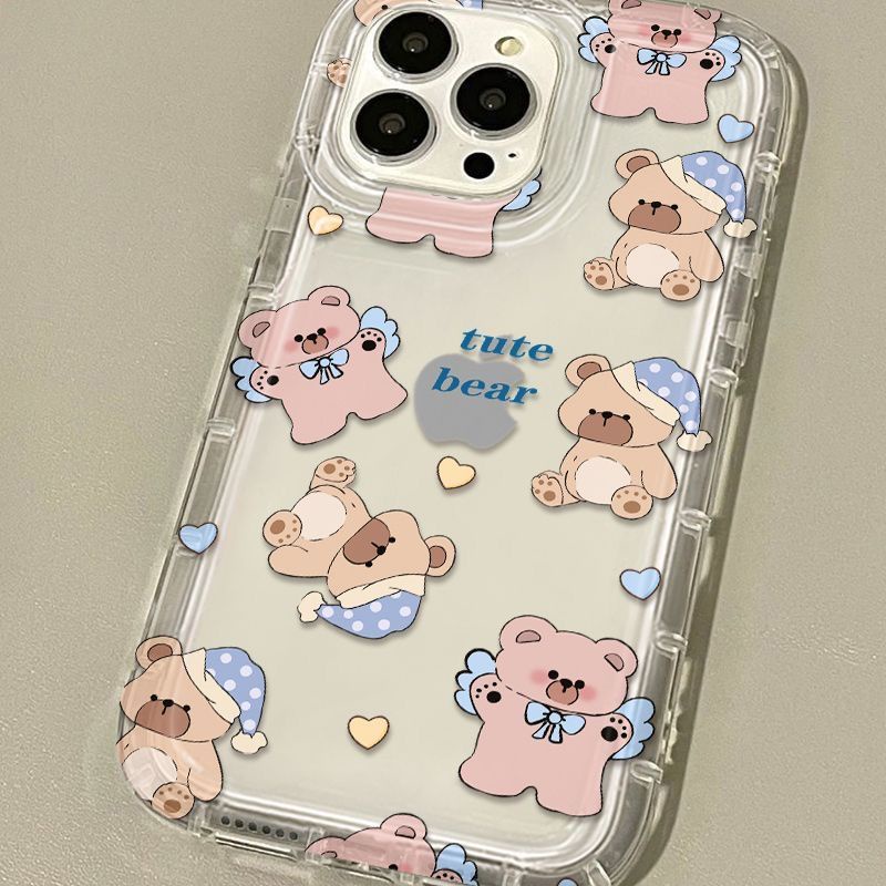 ✅Ốp Điện Thoại Chống Sốc In Hình Thỏ Hoạt Hình Cho Iphone xr14pro67 8p 13 xsmax / 11 max12 XI4S