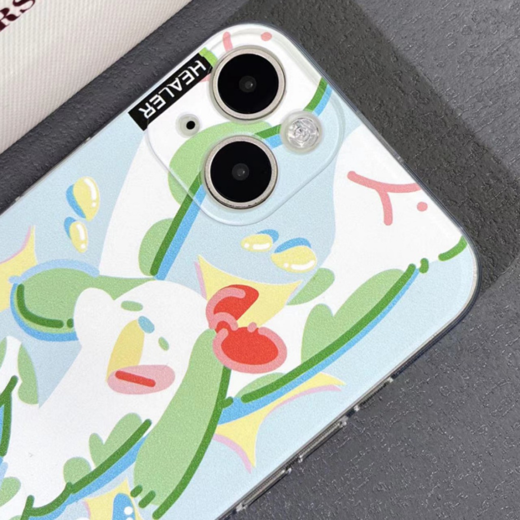 ✅Ốp Điện Thoại Cao Su Mềm Họa Tiết Trừu Tượng Cho Iphone 13 xs 14propro 1112max Sbf