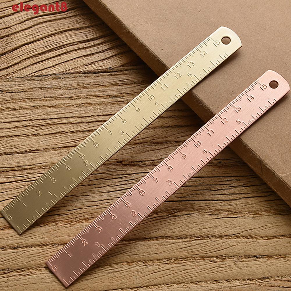 Thước Đo Đánh Dấu Trang Sách Bằng Đồng Thau Kiểu Dáng Thanh Lịch