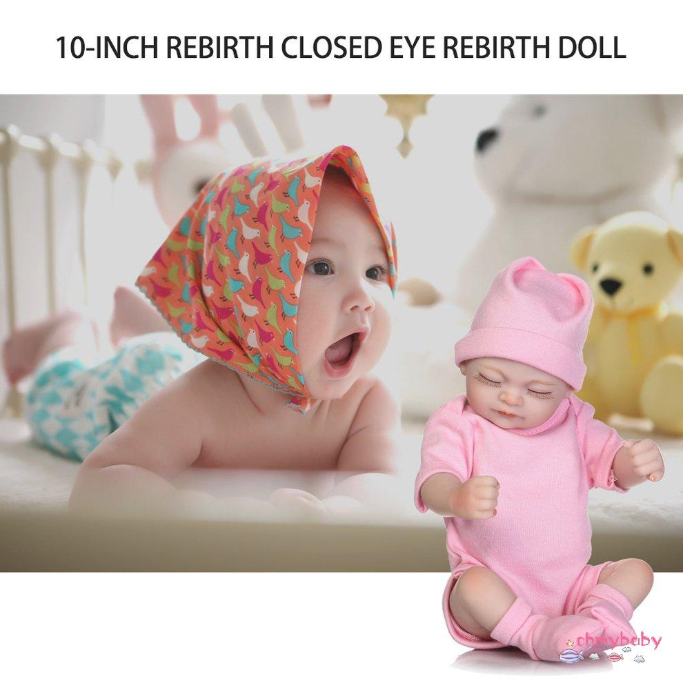 [Trong kho] Búp bê trẻ sơ sinh dành cho em và cháu gái Món quà nhật ngày lễ sống động như thật có thể giặt được tái [P/10]