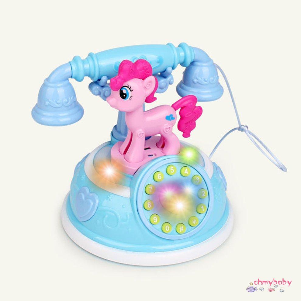 [Trong kho] Chất Lượng Cao Retro Điện Thoại Giáo Dục Sớm Truyện Máy Đa Chế Độ Mô Phỏng Đồ Chơi Bé Gái [P/19]