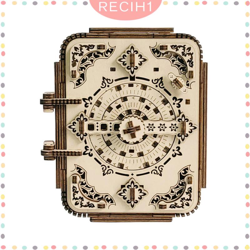 Hộp Nhạc Bằng Gỗ 3D Có Mật Khẩu Dành Cho Gia Đình