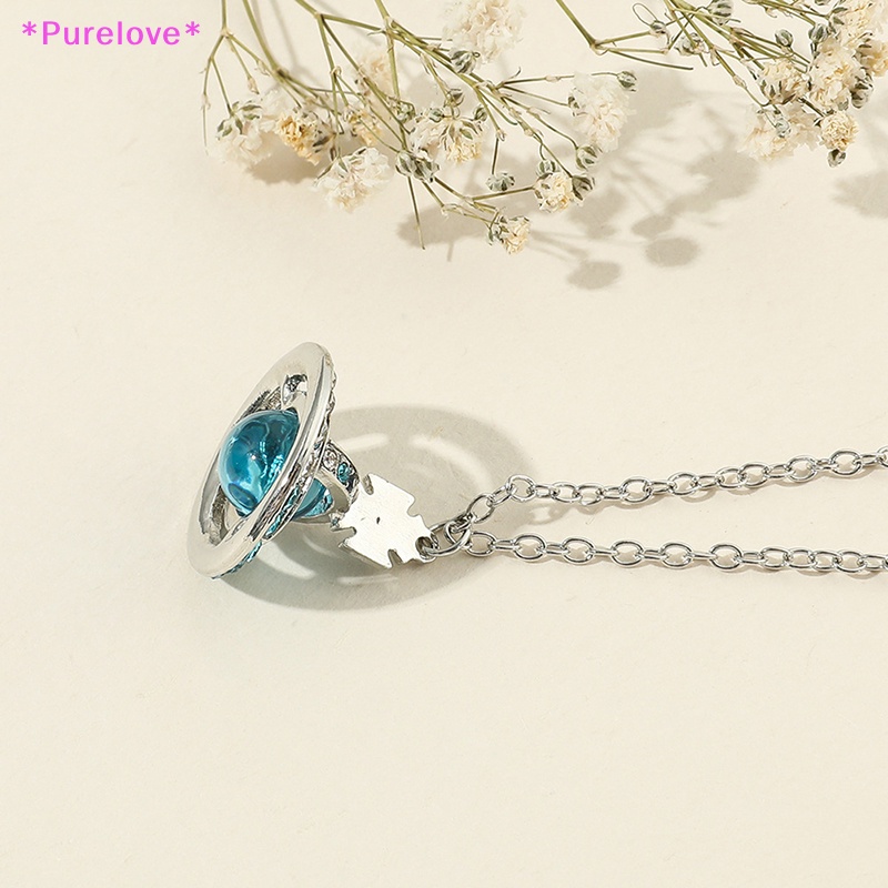 Vòng cổ Mặt Hình Hành Tinh Đính Pha Lê Thời Trang Cho Nữ Mới