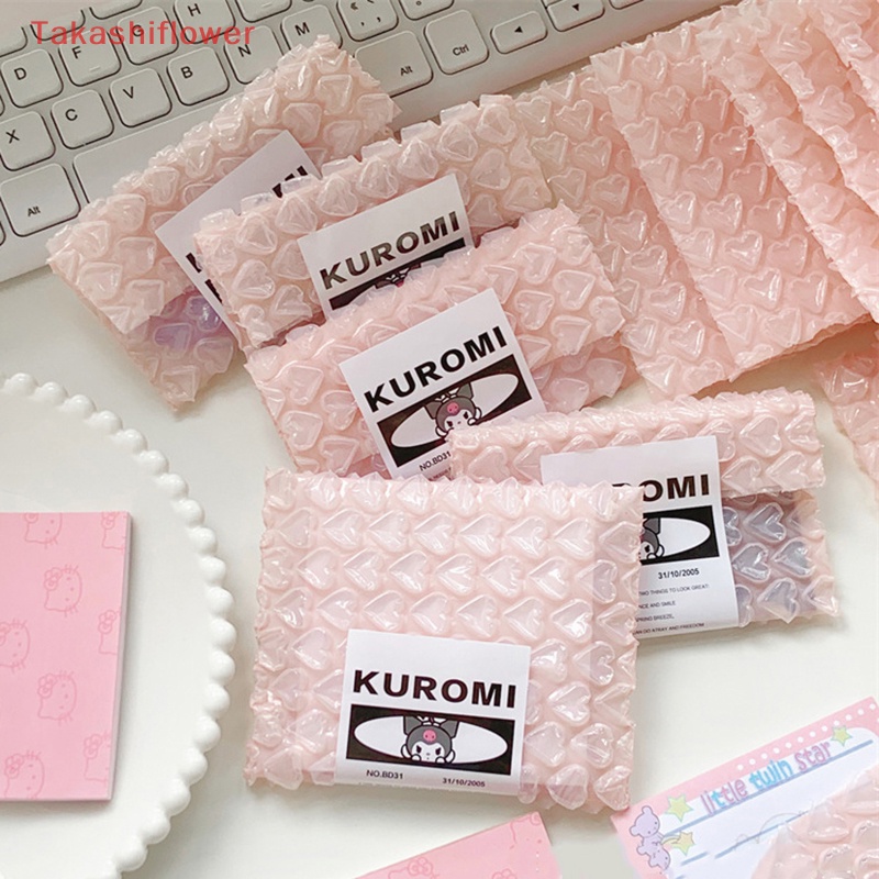 (Takashiflower) Set 10 Phong Bì Có Đệm Bong Bóng Hình Trái Tim Kawaii Cho Doanh Nhân Vận Chuyển Hàng Tại Nhà