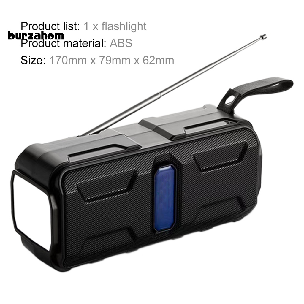 Loa Bluetooth 5.0 Kiêm Đài FM Hỗ Trợ Thẻ Nhớ TF Sử Dụng Năng Lượng Mặt Trời Đa Năng Cho Hoạt Động Ngoài Trời