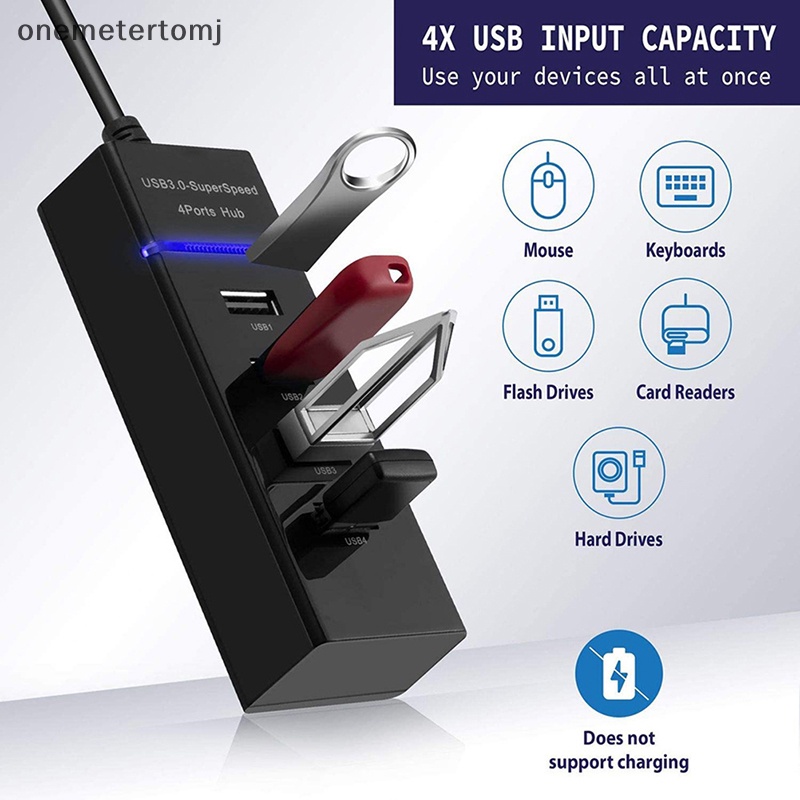 Onemetertomj USB 3.0 5Gbps Hub Tốc Độ Cao Cho Máy Tính