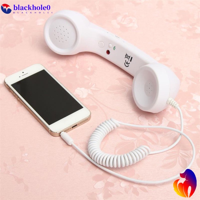 Tai Nghe Chống Bức Xạ Giắc 3.5mm Kiểu Dáng Cổ Điển Dùng Cho Điện Thoại