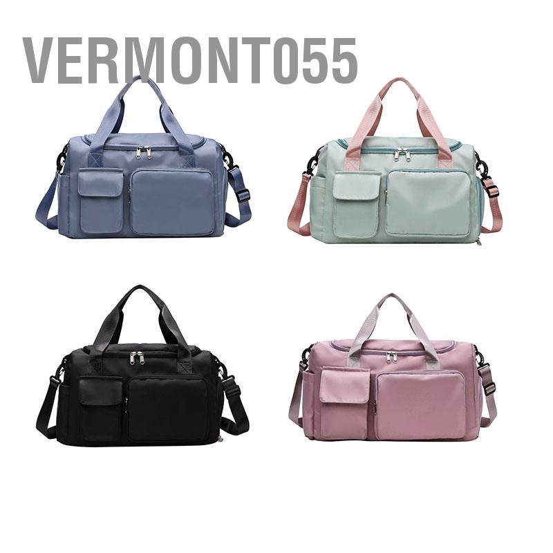 Vermont055 Túi du lịch Vải Oxford Chống mài mòn Công suất lớn thể thao chống nước nhiều túi