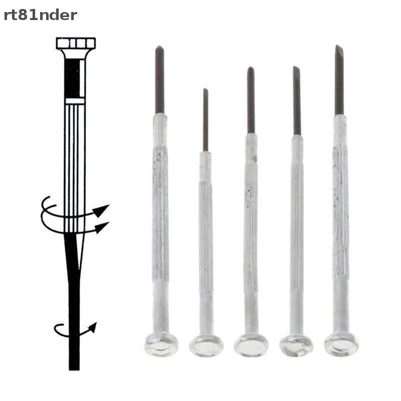 Bộ 6 Tua Vít Nhỏ Có Rãnh Dùng Sửa Chữa Đồng Hồ Đeo Tay / Mắt Kính