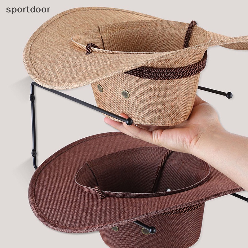 [sportoutdoor] Giá Đỡ Mũ Cao Bồi Treo Tường Trưng Bày Phong Cách Phương Tây [out]