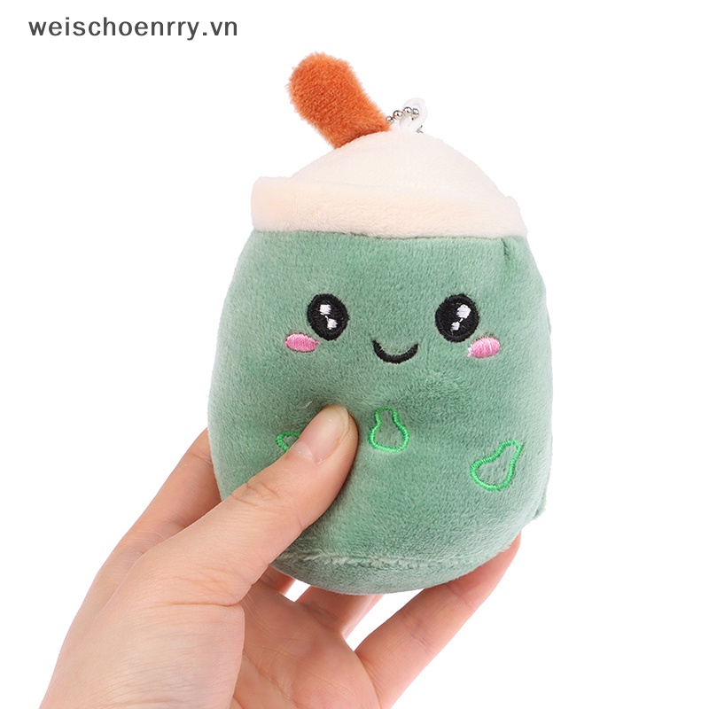 Móc Khóa Hình Ly Trà Sữa Nhồi Bông 11CM Dễ Thương