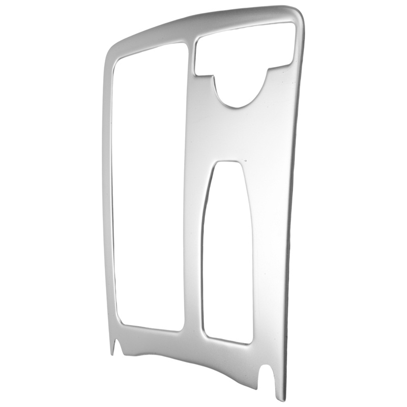 Khung Nhựa ABS Màu Bạc Gắn Bảng Điều Khiển Trung Tâm Xe Hơi Mercedes Benz E Class C Class W204