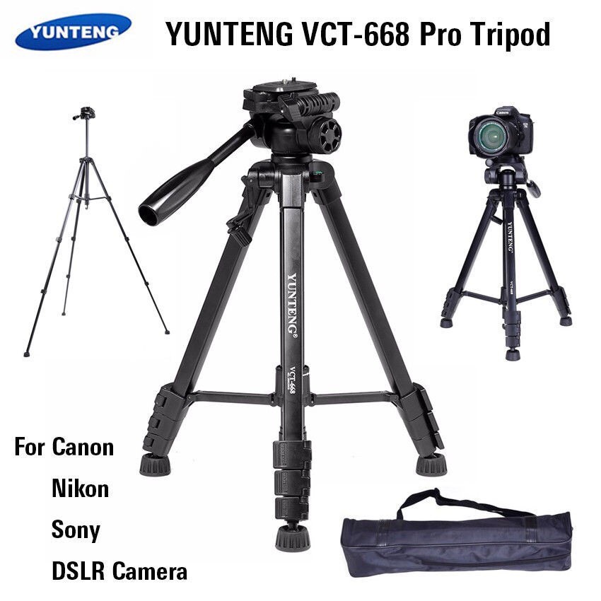 Giá đỡ 3 chân điện thoại, máy ảnh, camera VCT 668/Neepho NP-8830/NP-8850
