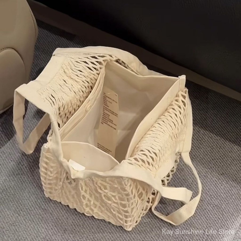 MUJI Túi Lưới Mua Sắm Chất Liệu Cotton Cao Cấp Tiện Lợi Dễ Sử Dụng