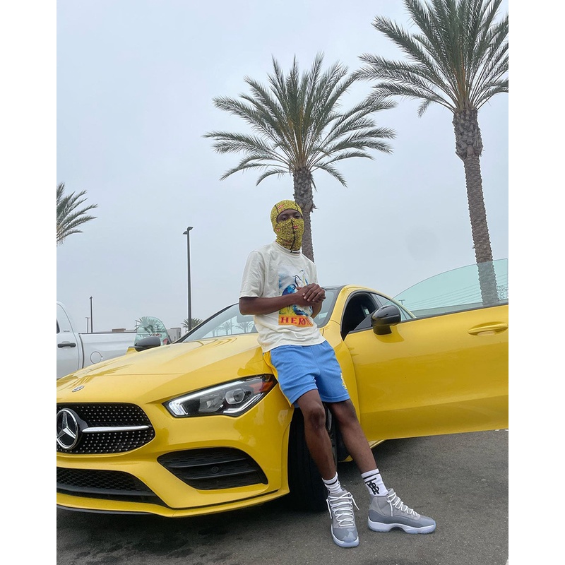 Eric Emanuel Quần Short Thể Thao Bóng Rổ Chạy Bộ Dáng Rộng Phối Màu Tương Phản Nhanh Khô Phong Cách Mỹ