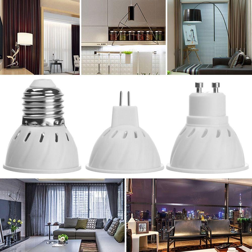 YVE Đèn Pha Ánh Sáng Trắng Ấm 80 LED GU10 E27 MR16 SMD 2835