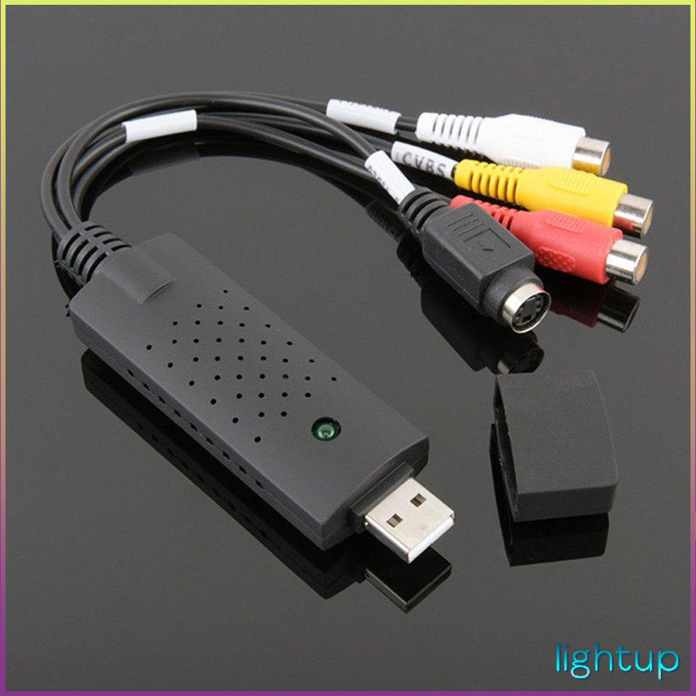 Vhs To Digital File Converter Express USB 2.0 Video Grabber Audio Av Computer