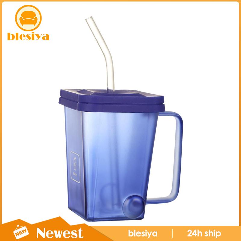 Cốc Thủy Tinh Uống Nước Hình Vuông Dung Tích 400ml