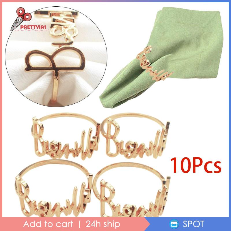 [Prettyia1] Giá Đỡ Vòng Khăn Ăn Bảng Chữ Cái Cho Bàn Ăn KC Aureate