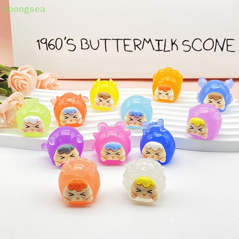 Abongsea Móc Khóa Thỏ Bông Phát Quang Đáng Yêu