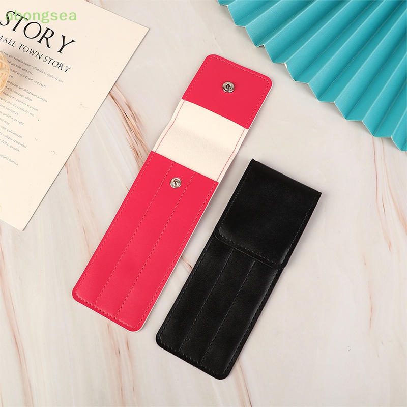 Abongsea Túi Da Đựng Nhíp Gắn Lông Mi Giả Chuyên Dụng