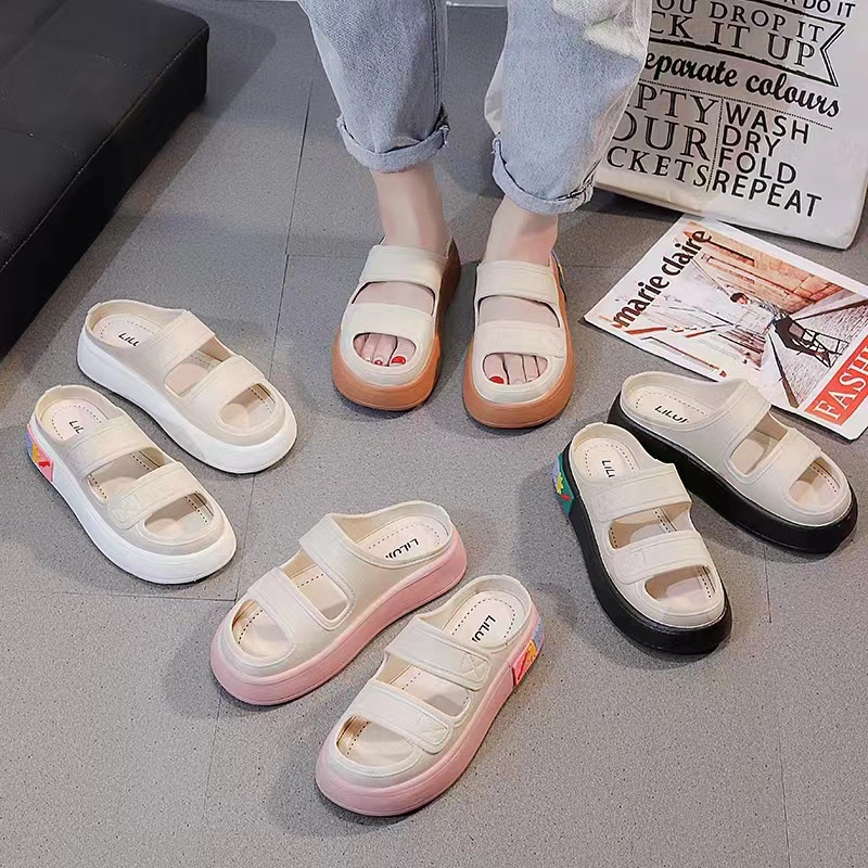 Dép sandal nữ dép sandal Dép Sandal Đế Dày Phong Cách Mới 2023 Cho Nữ giày sandal