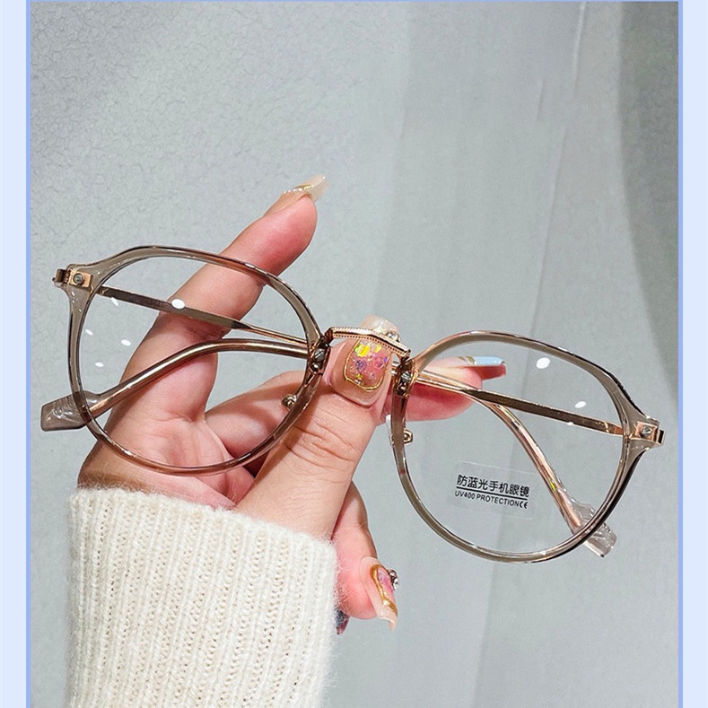 Kính Mát Tròn TR90 Chống Bức Xạ Cho Nữ