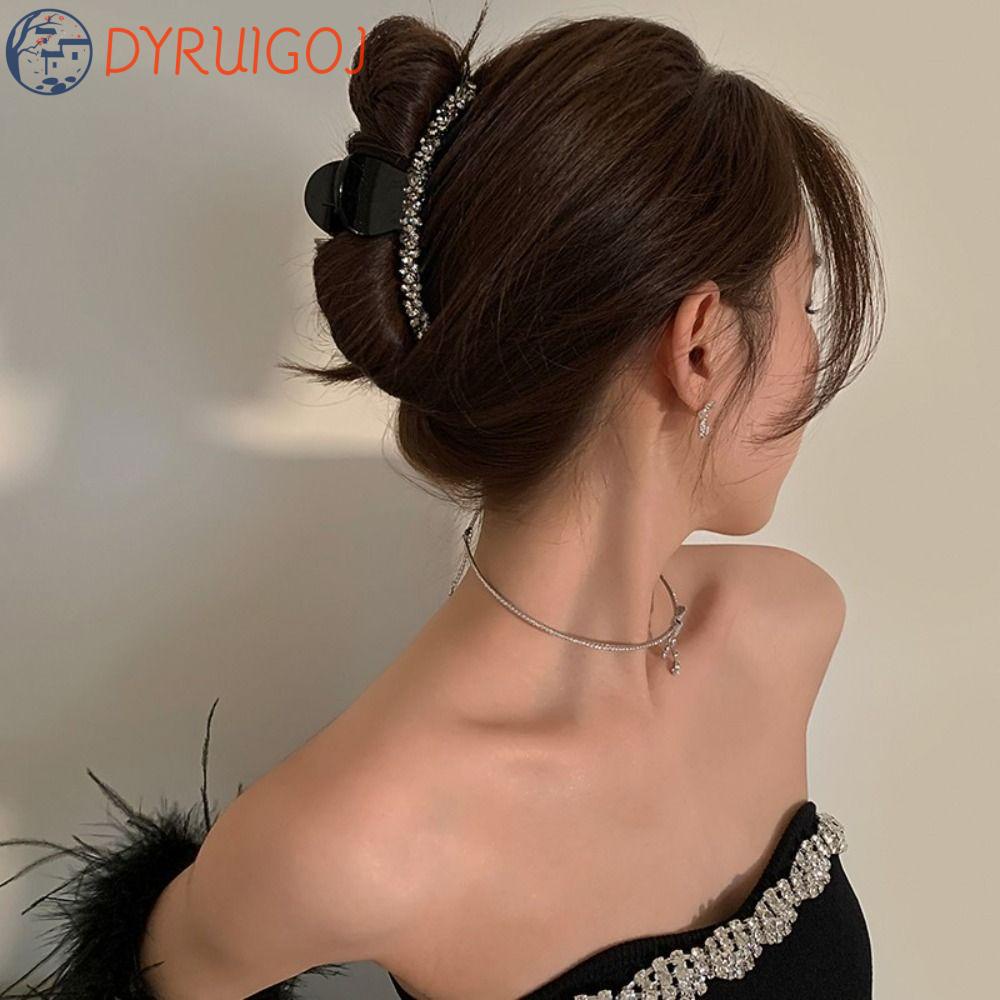 Kẹp Tóc Đính Đá Lấp Lánh Phong Cách Hàn Quốc Sang Trọng|Kẹp Tóc Đính Đá Lấp Lánh Thời Trang