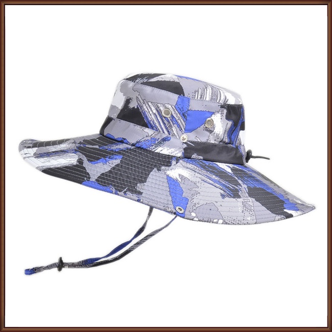 Mũ Vành Rộng Họa Tiết Rằn Ri Thời Trang Mùa Hè Cho Nam