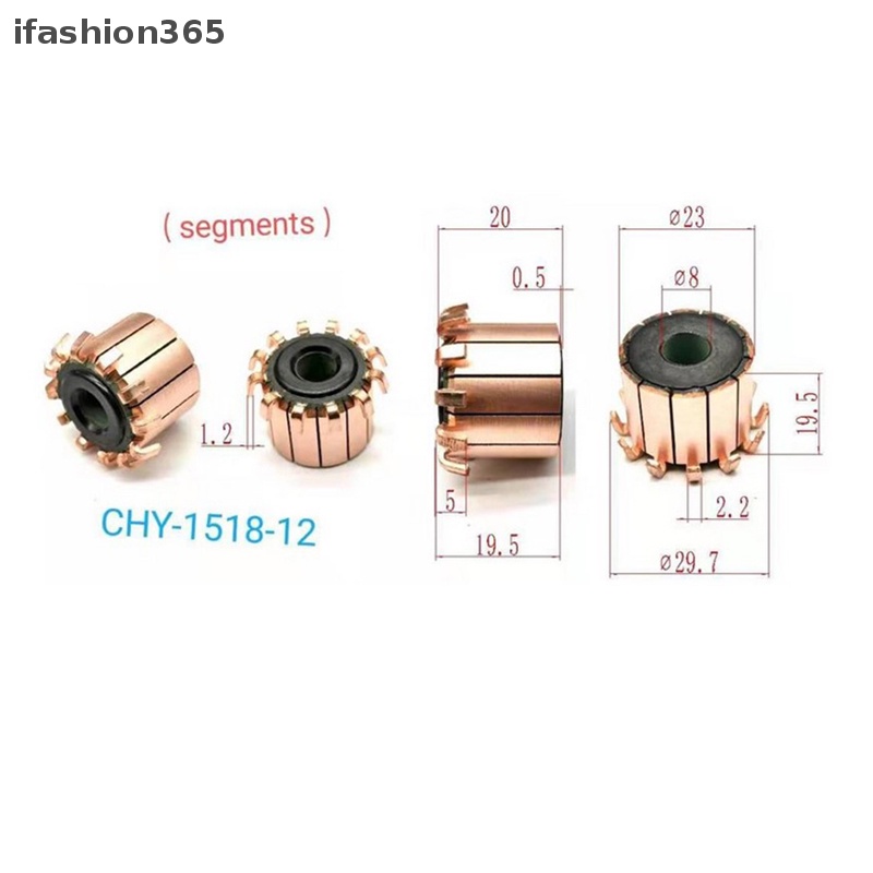 Động Cơ Điện Móc Bằng Đồng 8 * 23 * 19.5mm 12P CHY-1518-12