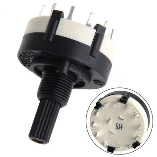 Công tắc xoay rs26 2 cực 6 vị trí