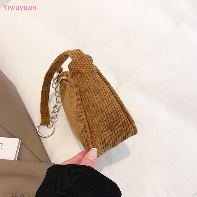 Túi Đeo Vai / Xách Tay Chất Liệu Nhung Corduroy Thời Trang Cho Nữ < Yiwuyuan > 2023