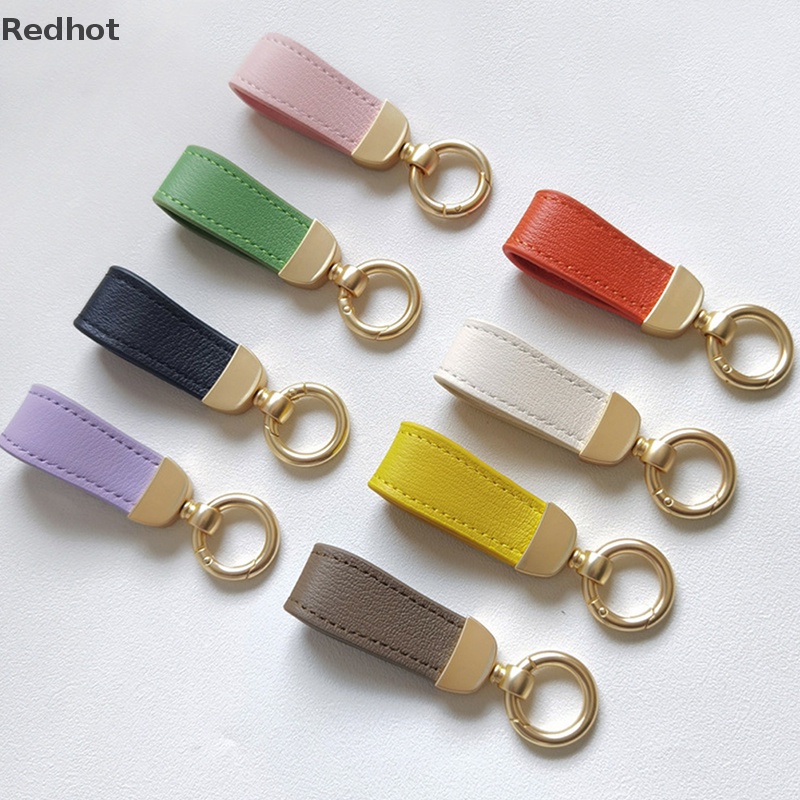 &lt; Redhot &gt; Móc Khóa Xe Hơi Da Cừu Thật Tinh Tế Kiểu Pháp Cho Nữ Giảm Giá